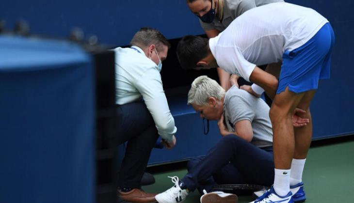 US Open 2020: Novak Djokovic disqualified after accidentally striking a female lines judge with ball