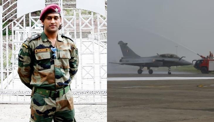 MS Dhoni Tweet Indian Air Force induction of Rafale fighter jets