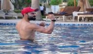 IPL 2020: Virat Kohli beats the heat in UAE, dubs it 'Proper day at the pool' [Pic]