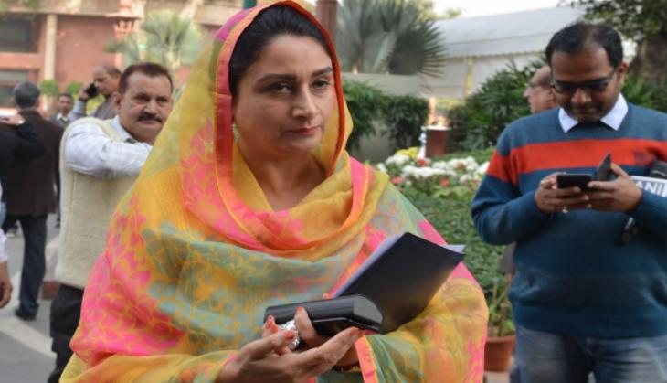President Kovind accepts Harsimrat Badal's resignation from Union Council of Ministers