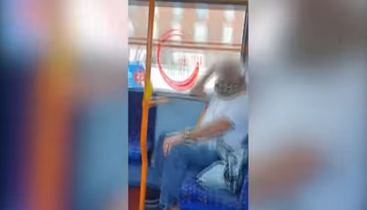 Bizarre! Man wears snake as face mask while travelling in bus; video goes viral