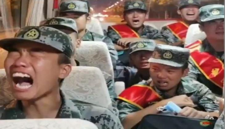 India-China border tension: Video shows PLA recruits sobbing while heading to Ladakh border to face Indian soldiers