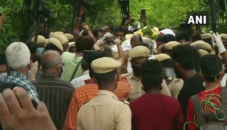 Balasubrahmanyam funeral: Last rites of singer performed with full honour in Thiruvallur