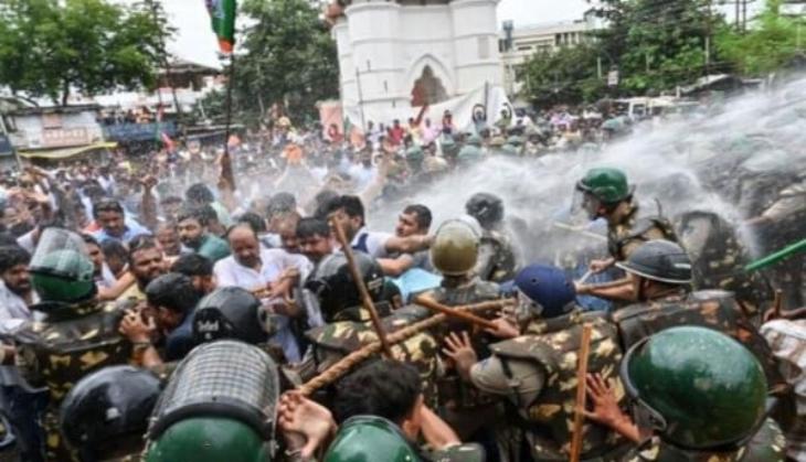 Kolkata: Police uses water cannon, lathi-charge on BJP's protesters 