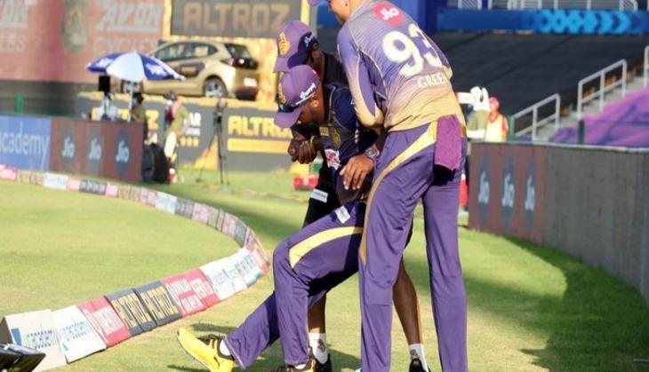 IPL 2020 KKR vs KXIP: Andre Russell suffers knee injury while saving boundary