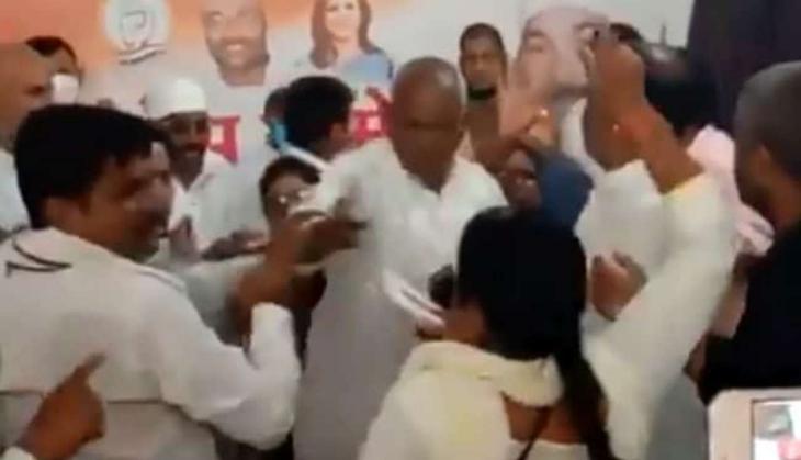 Congress woman leader thrashed for questioning party's decision to field 'rapist'