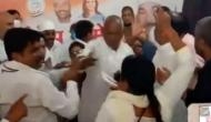 Congress woman leader thrashed for questioning party's decision to field 'rapist'