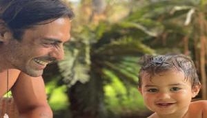 Arjun Rampal shares adorable twinning moment with son Arik