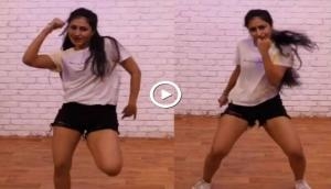 Yuzvendra Chahal’s fiancé Dhanashree Verma dances on ‘Burj Khalifa’ song; gives dance challenge