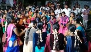 AP: With Dussehra 'Bathukamma' celebrations also conclude in Krishna district