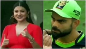 Virat Kohli asks Anushka Sharma if she had food during match between RCB and CSK; video goes viral