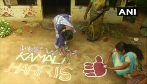 Tamil Nadu: With special 'rangoli', TN village roots for Kamala Harris' victory in US polls 