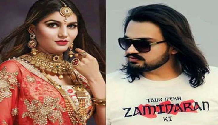 See how Sapna Choudhary celebrates her first Karwa Chauth with hubby Veer Sahu; see pics