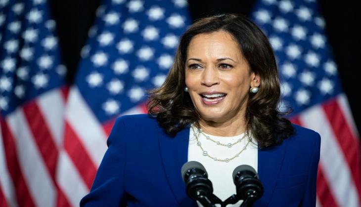 Kamala Harris calls Donald Trump 'threat' to democracy 