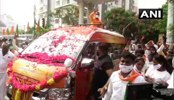 Tamil Nadu BJP chief holds 'Vetri Val Yatra' without state govt nod