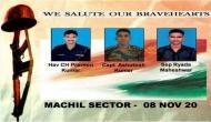 Indian Army pays tribute to security personnel killed during operation against terrorists in J-K's Machil sector