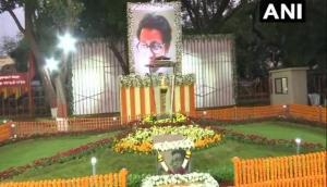Bal Thackeray's smriti sthal decorated with flowers on his 8th death anniversary