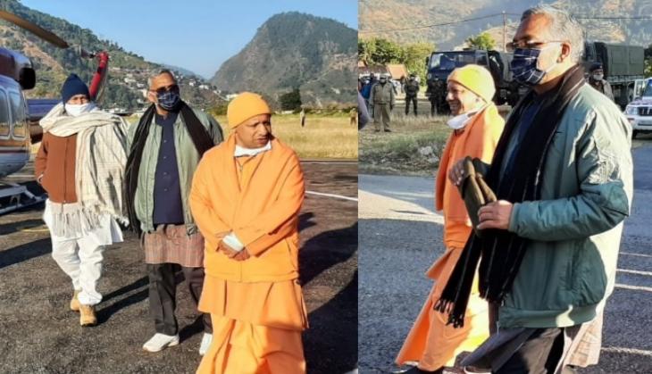 Trivendra Singh Rawat, Yogi Adityanath leave for Badrinath from Gauchar