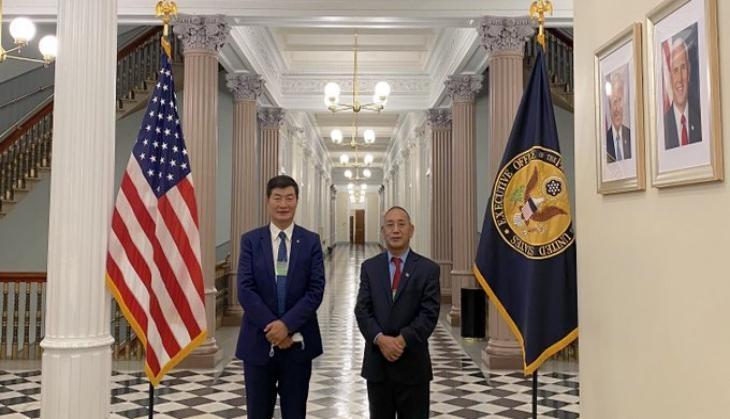 President of Tibetan govt in exile visits White House for first time in six decades