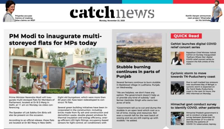 23rd November Catch News ePaper, English ePaper, Today ePaper, Online News Epaper