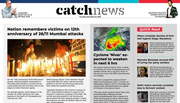 26th November Catch News ePaper, English ePaper, Today ePaper, Online News Epaper