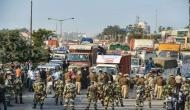 Amid farmers' 'Delhi Chalo' protest march, security increased at Haryana-Delhi border