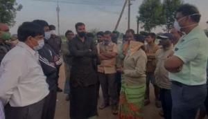 Andhra Minister Anil Kumar visits flood-affected areas in Nellore