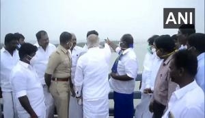 Tamil Nadu: RB Udayakumar visits coastal Rameswaram ahead of anticipated Cyclone Burevi