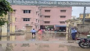 Tamil Nadu: Cyclone Burevi causes rain in Thoothukudi district, waterlogging at Govt Hospital entrance