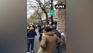 Anti-India protestors mislead UK authorities, flout COVID-19 rules at India High Commission protest