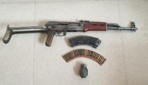 J-K: Police arrests 4 terror associates of Al-Bader, AK-56 rifle, ammunition seized 