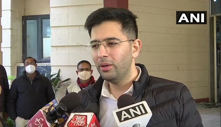 Delhi: Raghav Chadha files complaint against BJP leaders for illegally entering DJB Headquarters