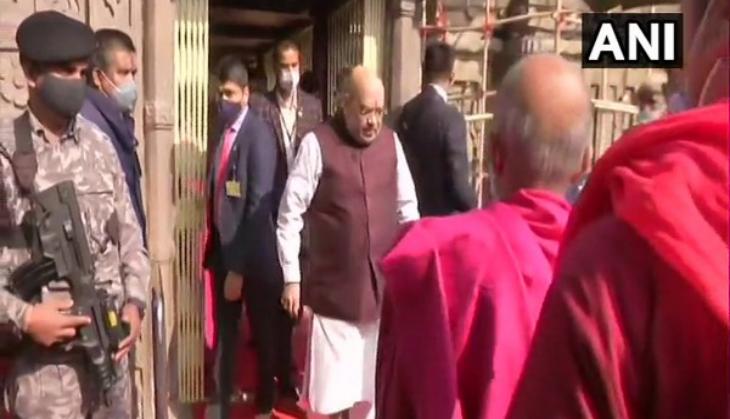 Amit Shah offers prayers at Kamakhya Temple in Guwahati