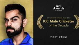 Virat Kohli crowned ICC male cricketer of the decade, also bags ODI award