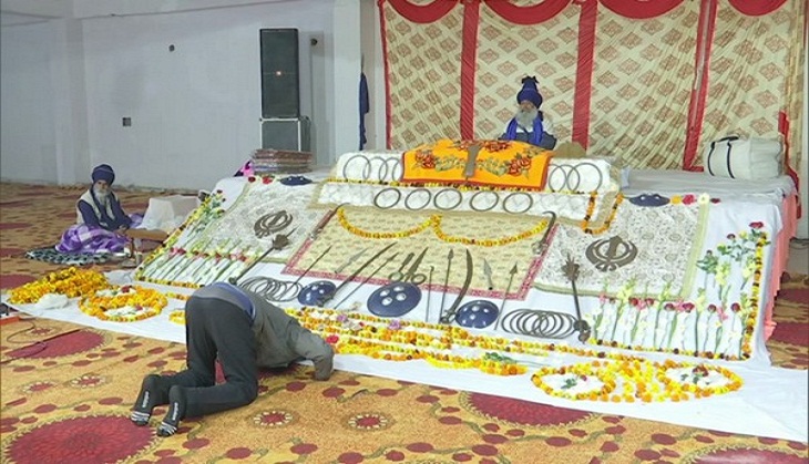 Farmers' protest Day 49: Temporary Gurudwara set up at Singhu border