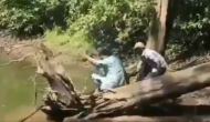 नदी में कोबरा को पकड़ने की कोशिश कर रहे थे युवक, तभी सांप ने कर दिया हमला और फिर... 