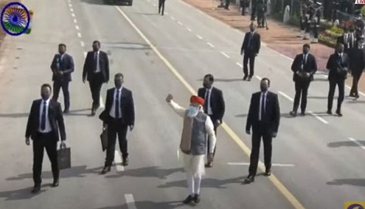 Republic Day 2021: PM Modi greets, waves at people on Rajpath after R-Day parade