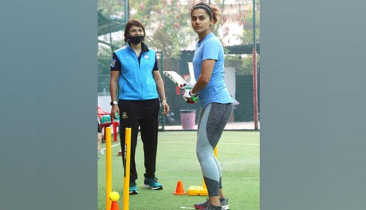 Taapsee Pannu starts training for Mithali Raj's biopic 'Shabaash Mithu'