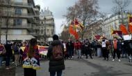 Protest outside China embassy in France against Tibetan monk's brutal killing in Chinese prison