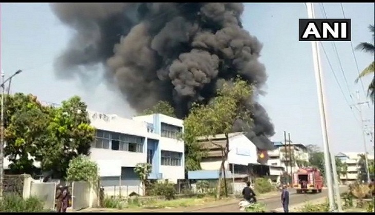 Mumbai: Fire breaks out at chemical company in Taloja area