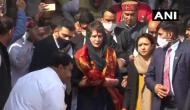 UP: Priyanka Gandhi Vadra reaches Saharanpur, to attend kisan mahapanchayat today