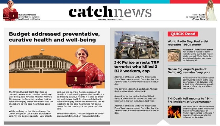 13th February Catch News ePaper, English ePaper, Today ePaper, Online News Epaper