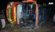 Karnataka: 2 dead, 20 injured after bus turns turtle 