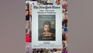 Priyanka Chopra's memoir 'Unfinished' gets featured in New York Times' bestseller list