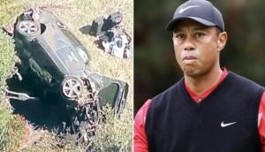 Golf legend Tiger Woods admitted to hospital after car accident 