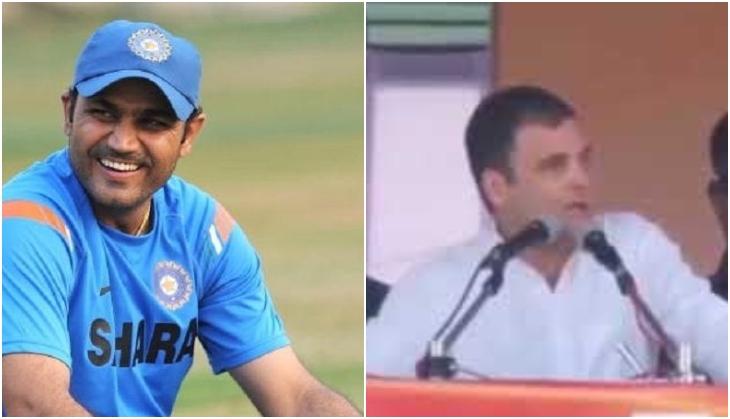 IND vs ENG Day-Night Test: Virender Sehwag shares Rahul Gandhi's viral speech to mock England's batting collapse