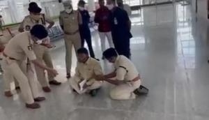 Chandrababu Naidu detained at airport, stages sit-in protest against police behaviour