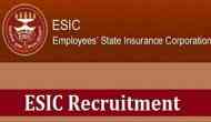 ESIC Recruitment 2022: 3847 vacancies released for Steno, MT and other posts; salary as per 7th CPC