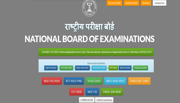 NEET PG 2021: NBE to open online correction window today; deets inside