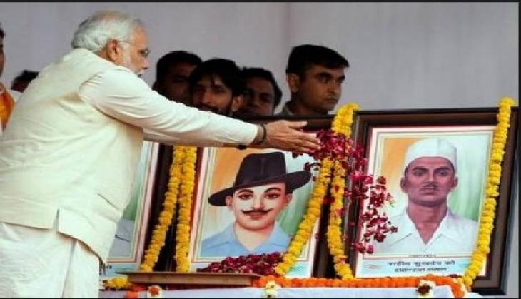 PM Modi pays tribute to Bhagat Singh, Sukhdev, Rajguru on Shaheed Diwas